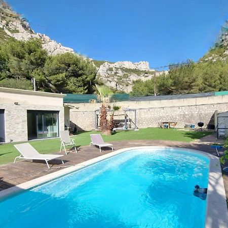 Villa Neuve Avec Piscine Privee Parc Des Calanques 15Min Velodrome Marseille Luaran gambar