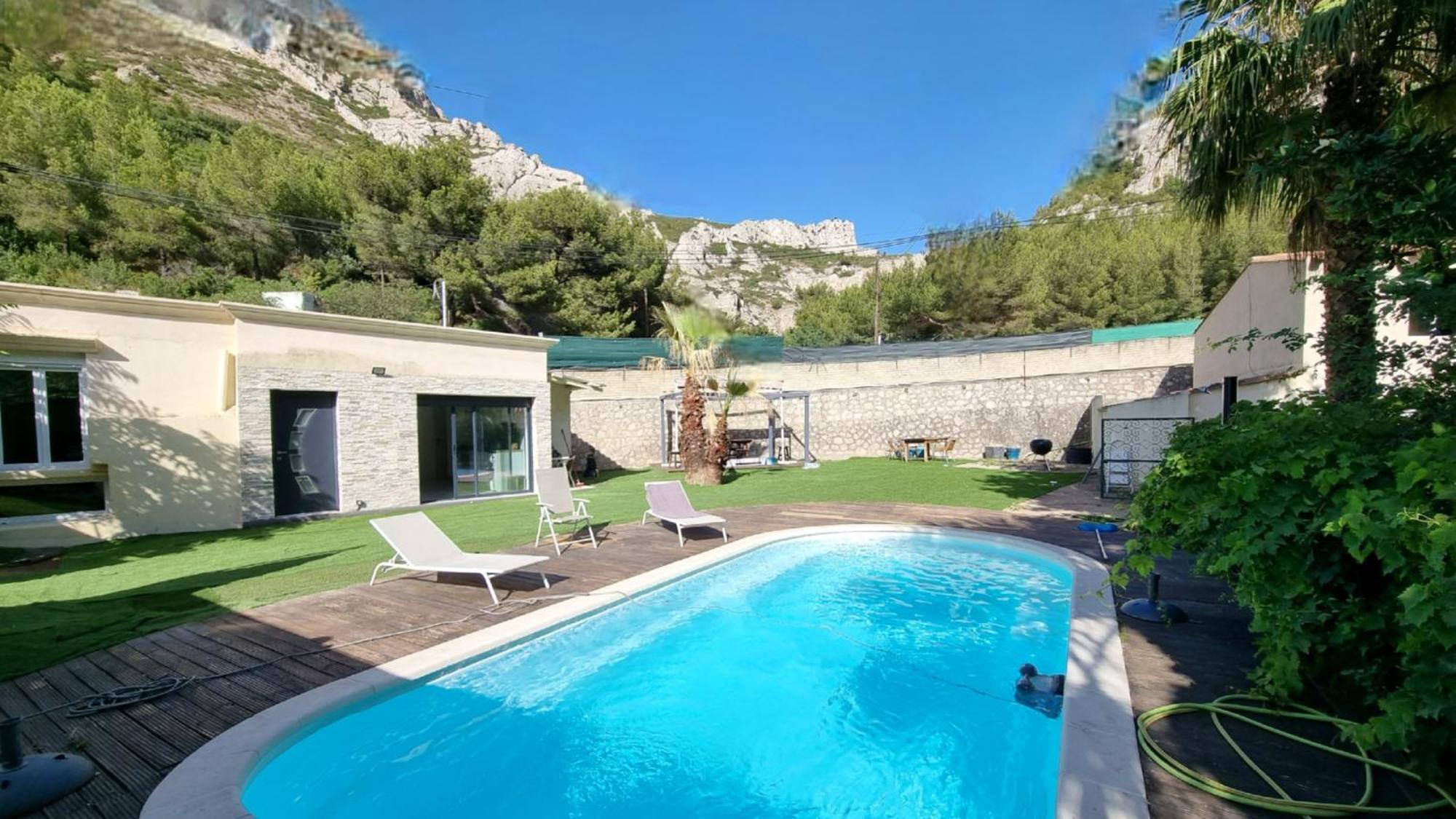 Villa Neuve Avec Piscine Privee Parc Des Calanques 15Min Velodrome Marseille Luaran gambar