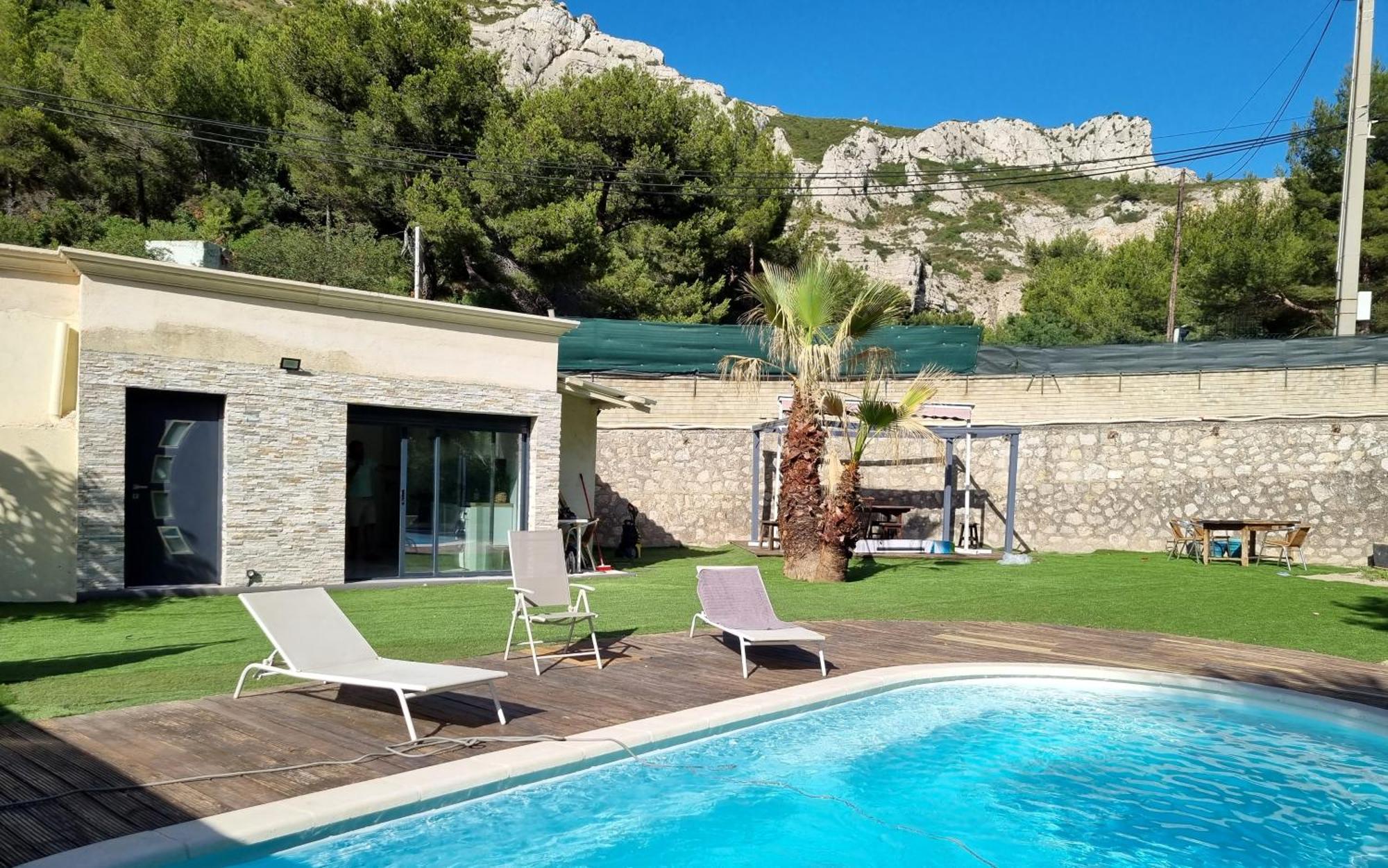 Villa Neuve Avec Piscine Privee Parc Des Calanques 15Min Velodrome Marseille Luaran gambar