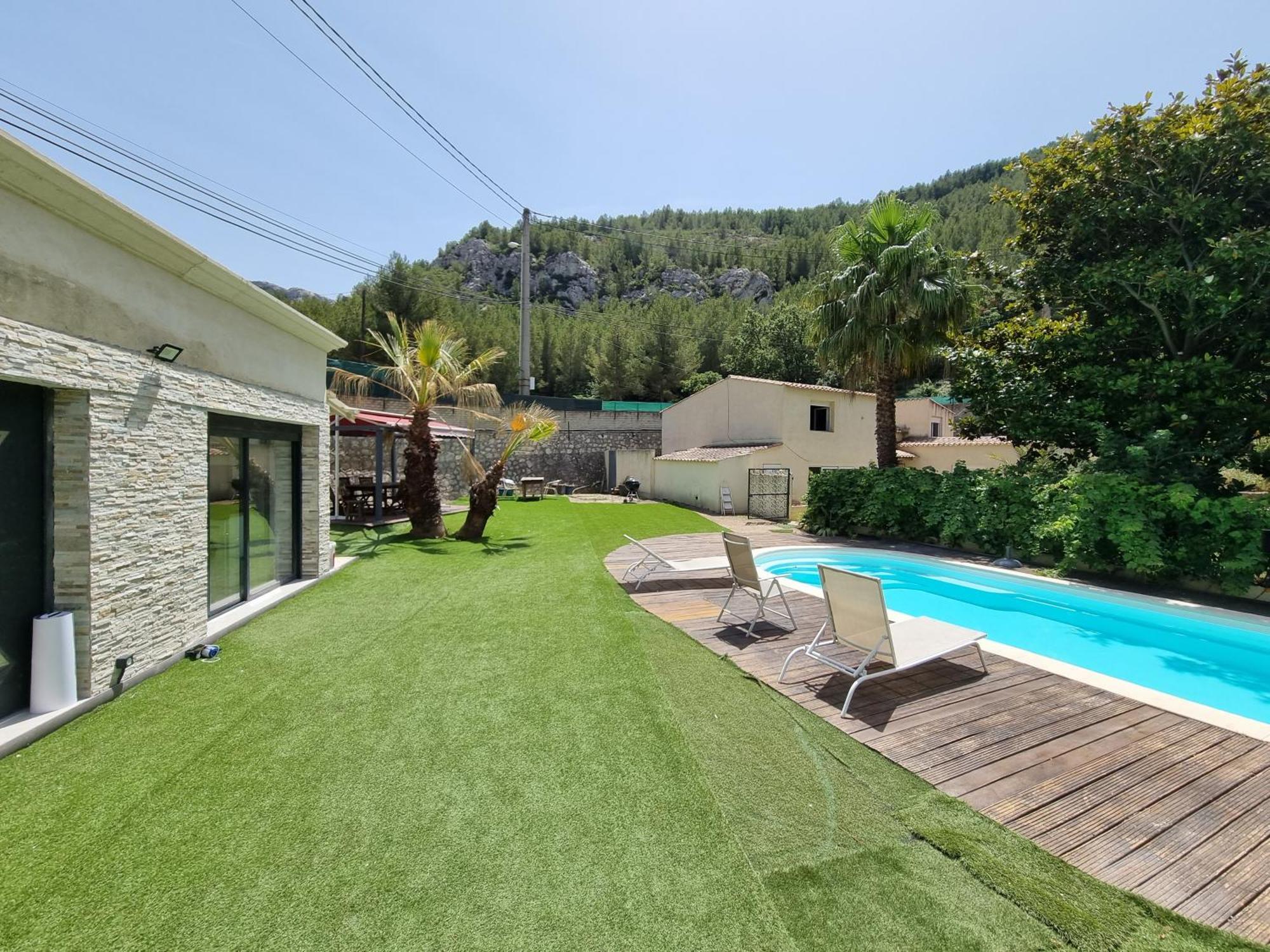 Villa Neuve Avec Piscine Privee Parc Des Calanques 15Min Velodrome Marseille Luaran gambar